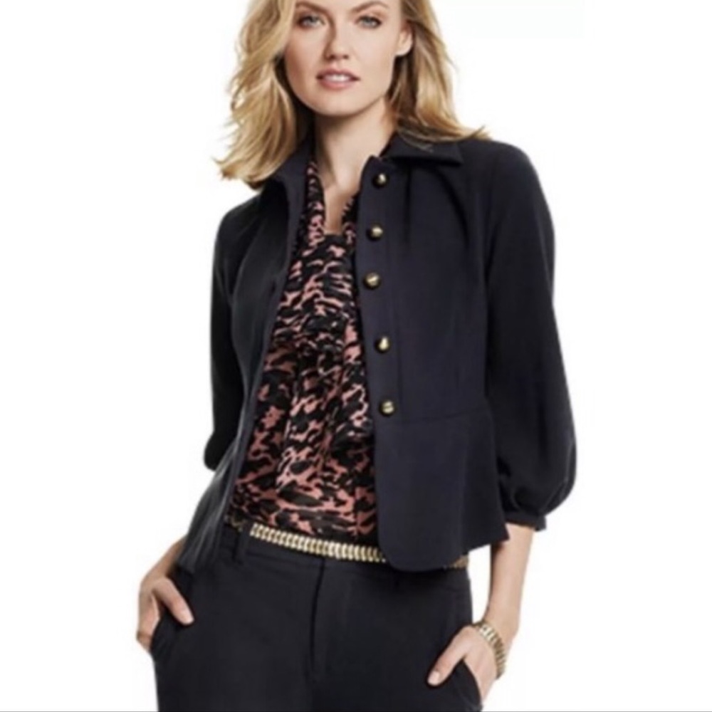Cabi Abbott Brass Button Jacket